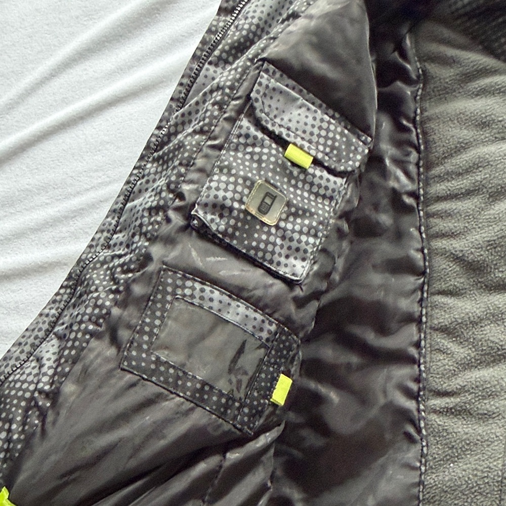 Black and Gray Hooded Jacket - Picture 7 of 8